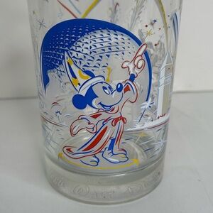 Walt Disney World, 25th Anniversary glass. Mickey the Sorcerer. 1996